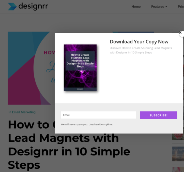 Use your blog post as an ebook with Designrr
